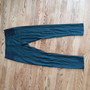 (L) Zara Basic Forest Green Leggings Athleisure Sporty Casual Loungewear